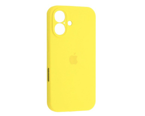 Чохол Silicone Case Full Camera Copy for iPhone 16 Plus ( 4) yellow mag-200000154733552041