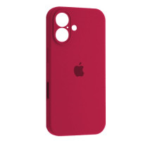 Чохол Silicone Case Full Camera Copy for iPhone 16 (36) rose red mag-2000001547557131387