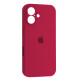 Чохол Silicone Case Full Camera Copy for iPhone 16 (36) rose red mag-2000001547557131387