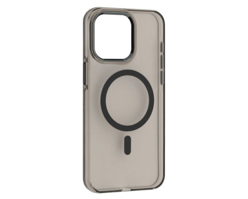 Чохол Silver Shield Magsafe for iPhone 15 Transparent Black mag-2000001549049135981