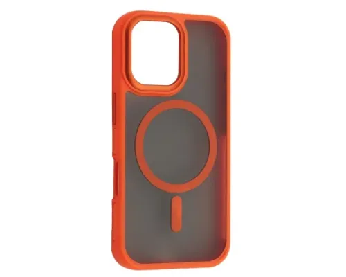 Чохол NEW MATTE MAGSAFE for iPhone 16 Pro Max Orange mag-2000001552452152352