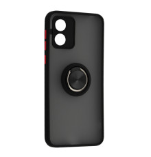 Чохол Gingle Ring Case for Motorola E13 4G Black mag-200000156002055747