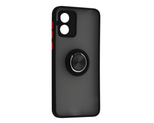 Чохол Gingle Ring Case for Motorola E13 4G Black mag-200000156002055747