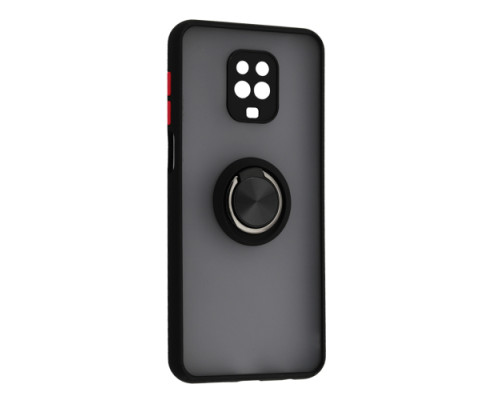 Чохол Gingle Ring Case for Xiaomi Redmi Note 9S/9Pro Black mag-2000001561423138017