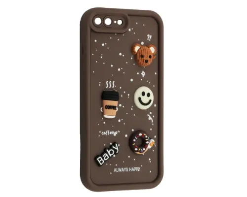 Чохол HAPPY Donut Case for iPhone 7 Plus/8 Plus Brown mag-2000001561911143770