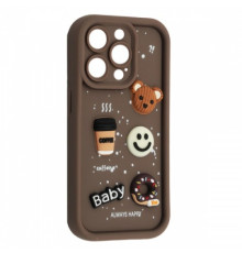 Чохол HAPPY Donut Case for iPhone 14 Pro Max Brown mag-2000001562697106636
