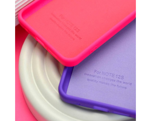 Чохол Silicone Case Camera (no logo) для Xiaomi Poco X3/X3 Pro lilac дефект пакування mag-2000001571750106796