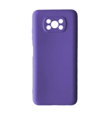 Чохол Silicone Case Camera (no logo) для Xiaomi Poco X3/X3 Pro lilac дефект пакування mag-2000001571750106796