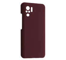 Чохол Silicone Case luxury для Xiaomi Redmi Note 10/10S Marsala mag-200000157751658542