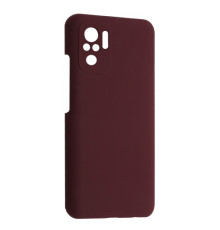 Чохол Silicone Case luxury для Xiaomi Redmi Note 10/10S Marsala mag-200000157751658542