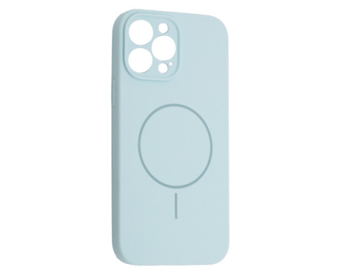 Чохол Silicone Case Full Camera Fine Ring MagSafe for iPhone 15 Pro New Sky Blue mag-200000158603761873