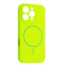 Чохол Silicone Case Full Camera Fine Ring MagSafe for iPhone 16 Pro Emerald Green mag-2000001586488134199