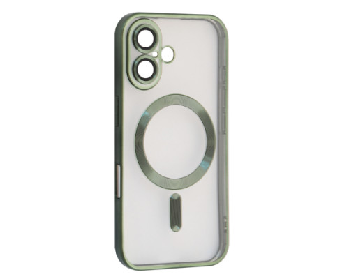 Чохол SHINING Camera MagSafe for iPhone 16 Plus Dark green mag-2000001586853132078