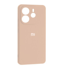 Чохол Silicone Case Full for Xiaomi Redmi Note 14 4G Global version Pink Sand mag-2000001590690137993