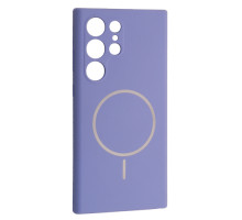 Чохол Silicone Case luxury+MagSafe for Samsung S25 Ultra Elegant Purple mag-2000001594803134148