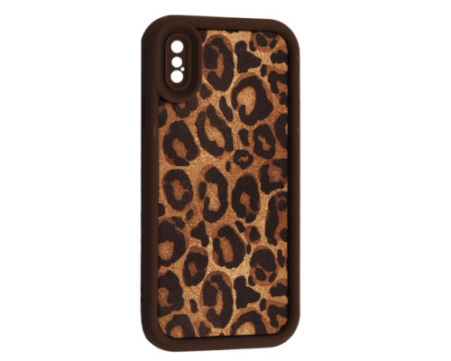 Чохол LEOPARD Case for iPhone X/XS Brown 1 mag-2000001596524135697