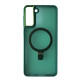 Чохол Matte Ring-MagSafe for Samsung S21+ Зелений mag-2000001500453105280