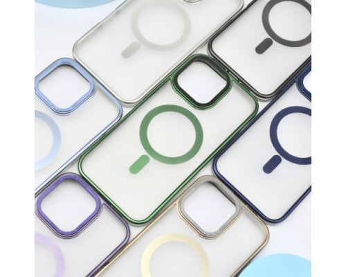 Чохол Perfect Case with MagSafe for iPhone 12 /12 Pro titanium silver mag-200000150521219469