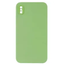 Silicone Case Full Camera Square side Copy for iPhone XS Green mag-200000150644819536