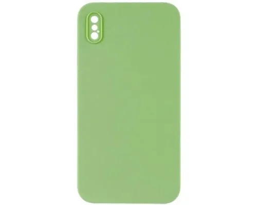 Silicone Case Full Camera Square side Copy for iPhone XS Green mag-200000150644819536
