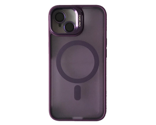 Чохол CASE PRO MATTE FORTABLE CAMERA LENS MAGSAFE for iPhone 12 Deep purple mag-200000151117619924