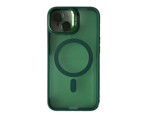 Чохол CASE PRO MATTE FORTABLE CAMERA LENS MAGSAFE for iPhone 11 Dark green mag-200000151110758255