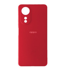 Чохол Silicone Case Full for Oppo A58 Red mag-2000001512937105485