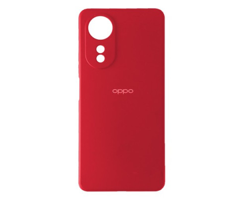 Чохол Silicone Case Full for Oppo A58 Red mag-2000001512937105485