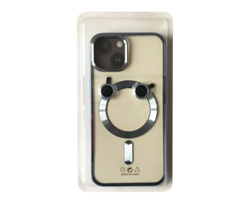 Чохол PRO SHINING (+ LENSES) MagSafe for iPhone 15 Lilac mag-2000001513705105560