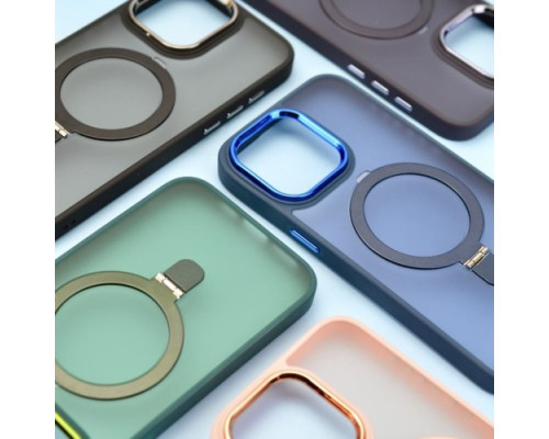 Чохол Matte Ring-MagSafe for Samsung S24+ Бузковий mag-200000151758120480