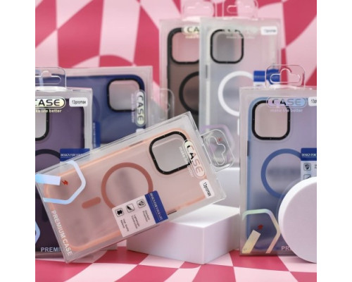 Чохол TOTAL MATTE MAGSAFE for iPhone 15 Pink mag-200000151968420688