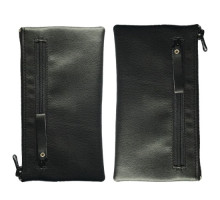 Чохол-кисет на блискавці універсальний 6 дюймов чорний 067-2 (три блискавки) mag-2000001527269141270