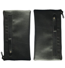 Чохол-кисет на блискавці універсальний 6 дюймов чорний 067-2 (три блискавки) mag-2000001527269141270