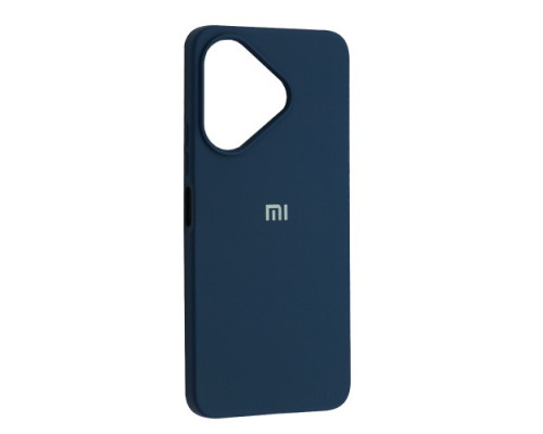 Чохол Silicone Case Full for Xiaomi Redmi 13/Poco M6 4G Navy Blue mag-200000153633951133