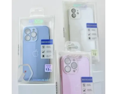 Чохол NEW GLASS MAGSAFE Case for iPhone 12 Pro White mag-200000153919451364