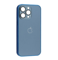 Чохол NEW GLASS MAGSAFE Case for iPhone 13 Pro Max Dark blue mag-200000153955251400