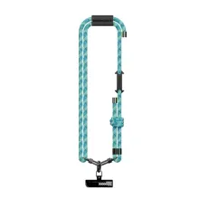 Шнурок ROCK (150см) 8mm з карабіном Multifunctional Glow in the Dark Phone Lanyard Blue mag-2000001648230152248