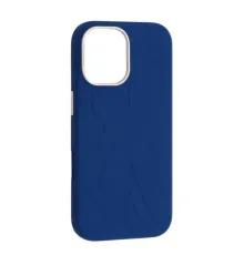 Чохол Flower Liquid Silicone Case MagSafe для iPhone 17 Quiet Blue mag-2000001650738145881
