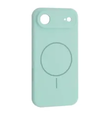 Чохол Silicone Case Full Camera Fine Ring MagSafe for iPhone 17 Air Light Cyan mag-2000001652800151984