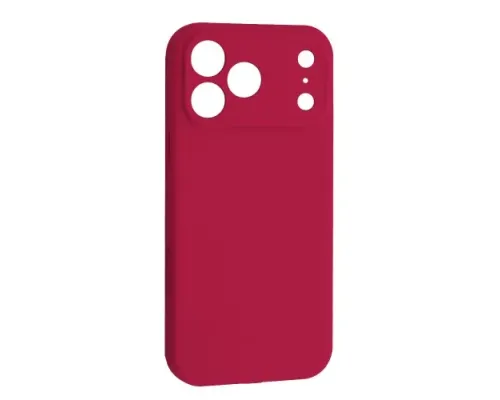 Чохол Silicone Case Camera Protective for iPhone 17 Pro (36) rose red mag-2000001654019146555