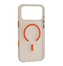 Чохол Crystal Frame MagSafe для iPhone 17 Pro Orange mag-2000001654866145940
