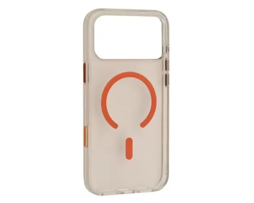 Чохол Crystal Frame MagSafe для iPhone 17 Pro Orange mag-2000001654866145940