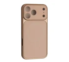 Чохол NEW AG GLASS MagSafe Case for iPhone 17 Pro Max Gold mag-2000001660515146824