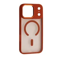 Чохол CRISTAL GUARD MagSafe for iPhone 17 Pro Orange mag-2000001670859152747