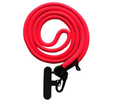 Шнурок NEW (120см) 8mm з карабіном + тримач для чохлів (універсальний) Hot pink mag-2000001605257140048