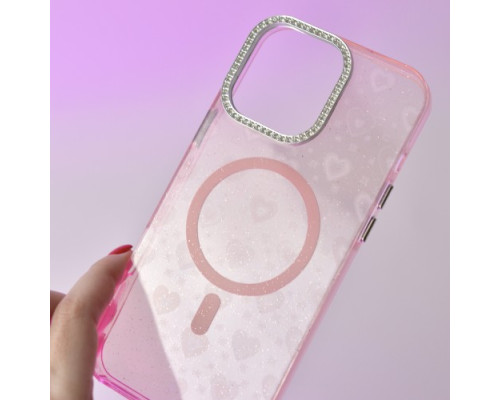 Чохол MIRAGE Heart MagSafe for iPhone 11 Purple mag-2000001605332137508