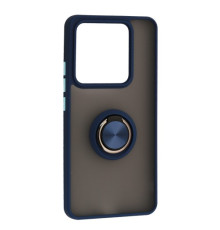Чохол Gingle Ring Case for Xiaomi Poco М7 Pro 5G Blue mag-2000001606964139132