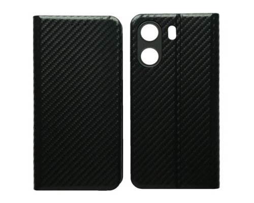 Чехол-книжка Carbon for Xiaomi Redmi 13C Black mag-2000001607275140189