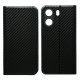 Чехол-книжка Carbon for Xiaomi Redmi 13C Black mag-2000001607275140189