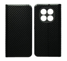 Чехол-книжка Carbon for Xiaomi Redmi Note 14 Pro 5G/Poco X7 5G Black mag-2000001607435140205